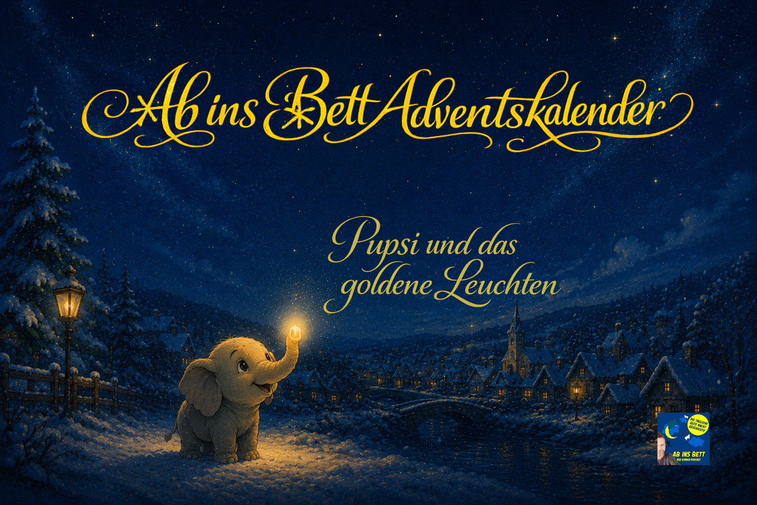 Pupsi und das goldene Leuchten – Ab ins Bett Adventskalender 2026