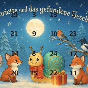 Vorderseite Ab ins Bett Adventskalender 2025