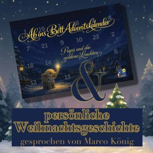 Ab ins Bett &ndash; Adventskalender 2026 + pers&ouml;nliche Weihnachtsgeschichte